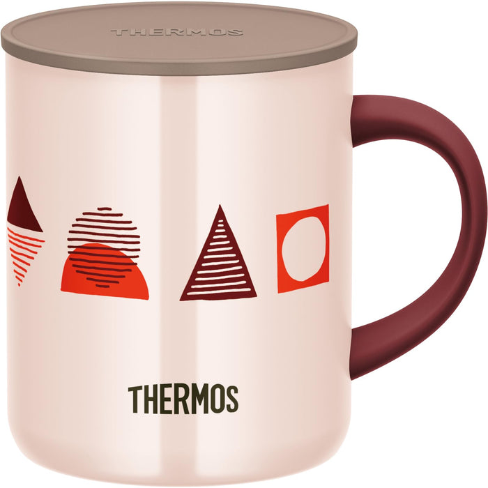 Thermos 350ml Vacuum Insulated Mug in Pink Pattern JDG-352Ltd P-PTN
