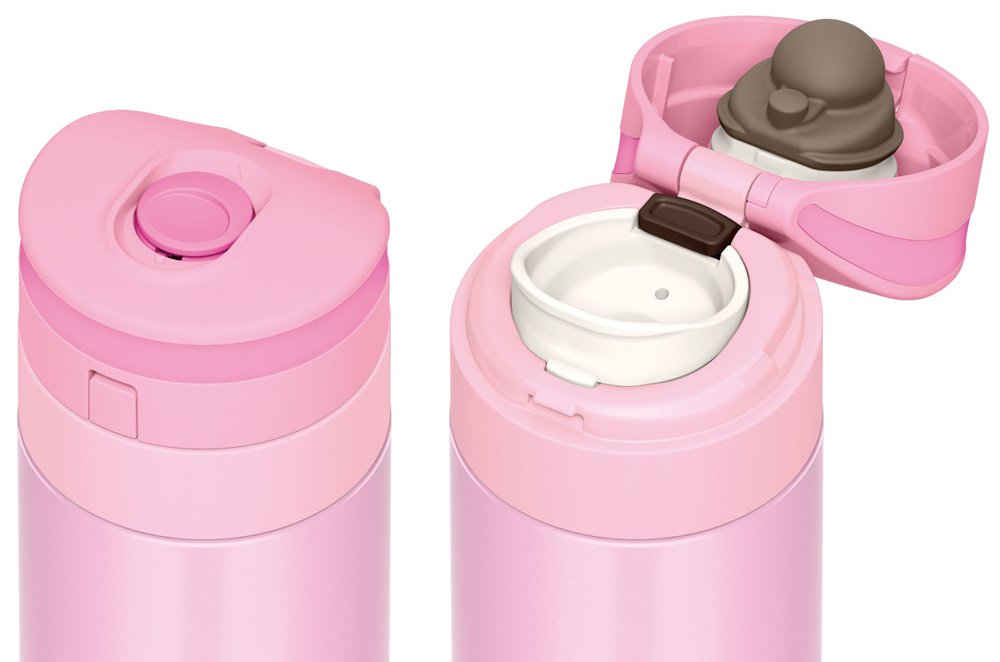 Thermos Pearl Pink Portable Vacuum Insulated 350ml Mug JNS-351 PRP