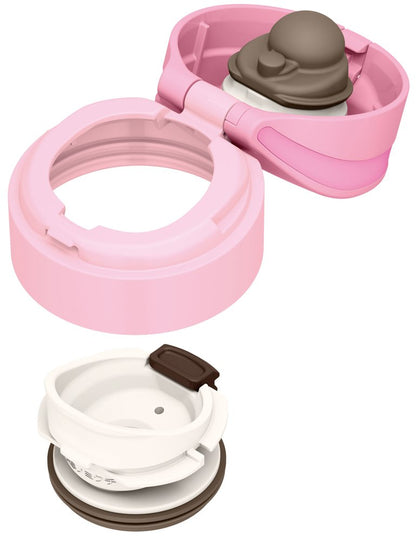 Thermos Pearl Pink Portable Vacuum Insulated 350ml Mug JNS-351 PRP