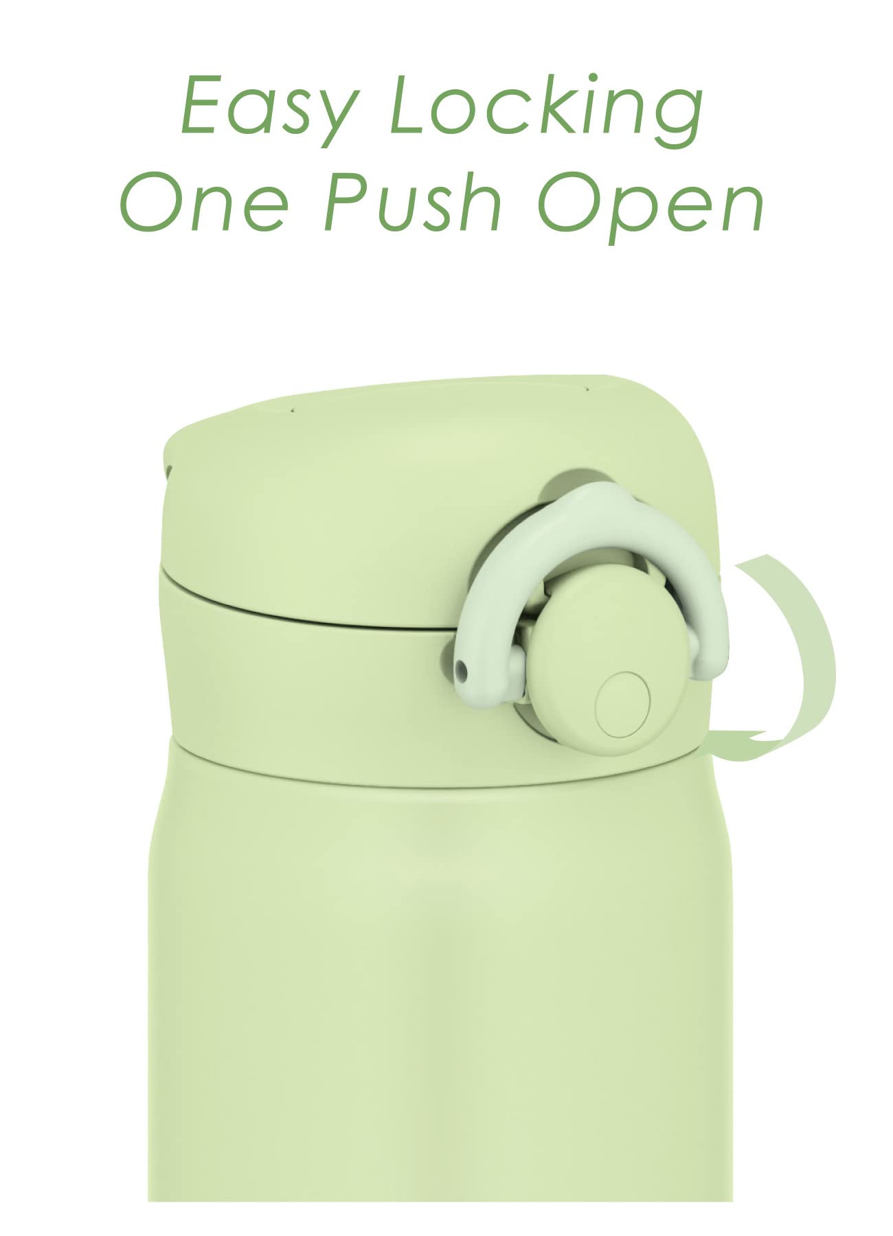Thermos 350Ml Vacuum Insulated Portable Mug in Pistachio - JNR-353 PSC Model