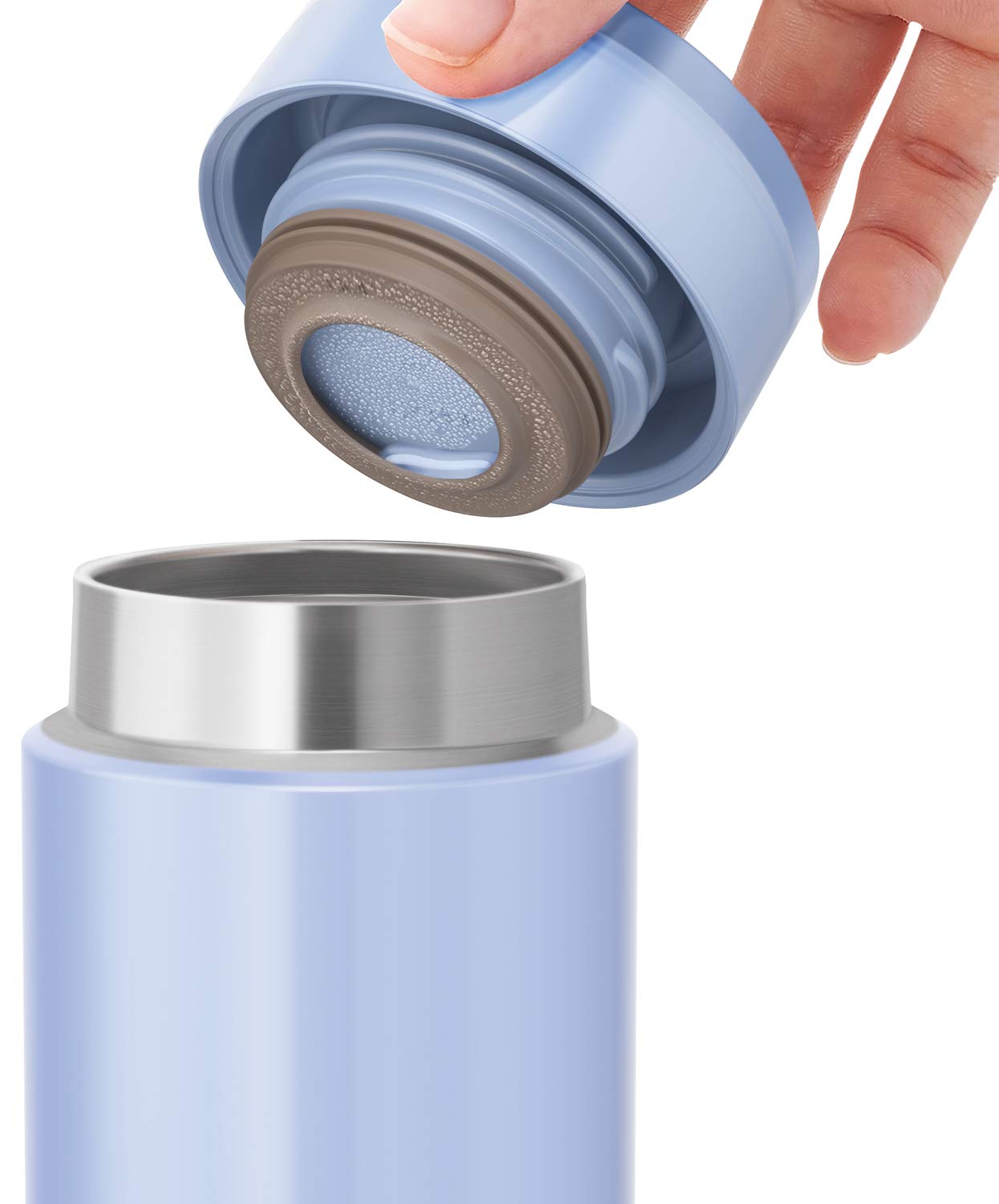 Thermos 350Ml Portable Vacuum Insulated Mug in Powder Blue - Jod-350 Pwb