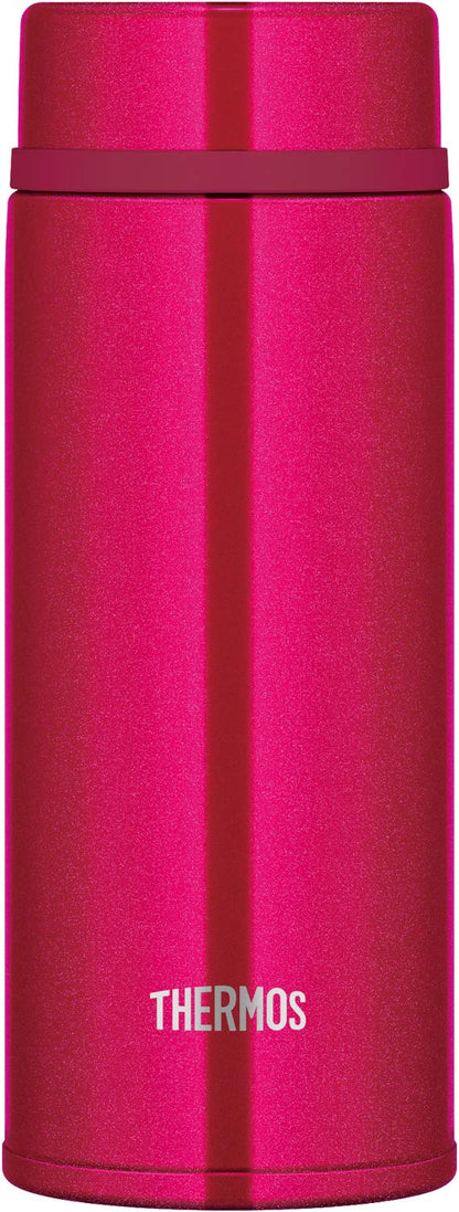 Thermos Vacuum Insulated Jnw-350 350ml Portable Mug in Strawberry Red
