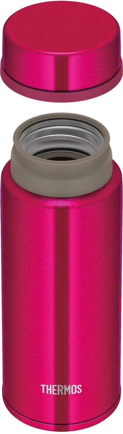 Thermos Vacuum Insulated Jnw-350 350ml Portable Mug in Strawberry Red
