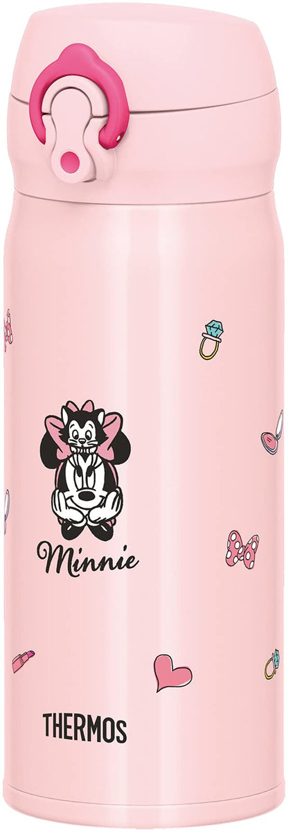 Thermos Vacuum Insulated 400Ml Portable Mug Disney Ribbon Pink Jnl-404Ds Rbp