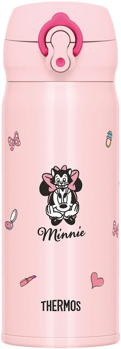 Thermos Vacuum Insulated 400Ml Portable Mug Disney Ribbon Pink Jnl-404Ds Rbp