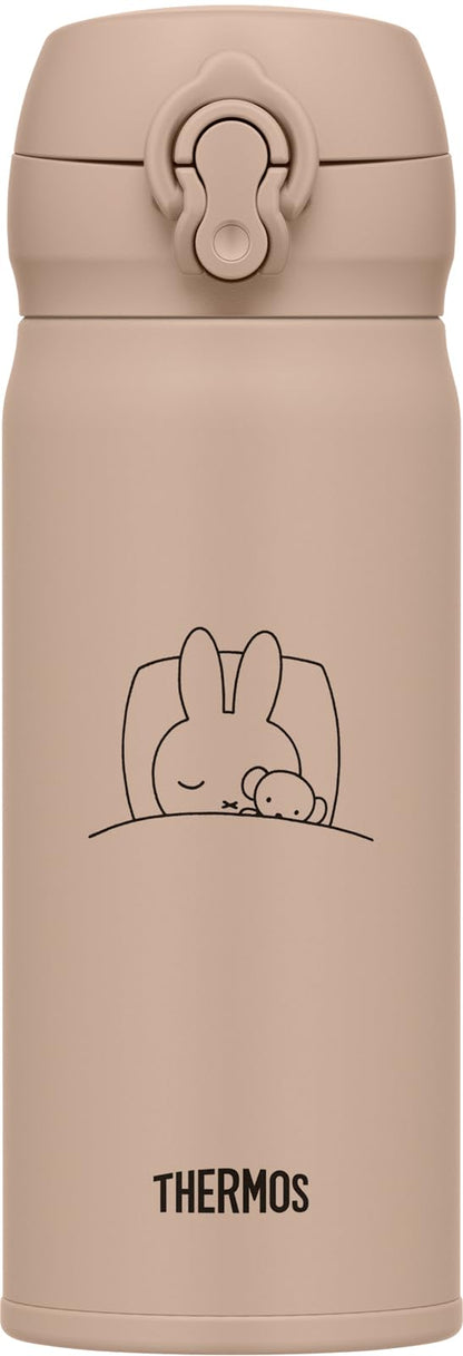 Thermos Miffy Milk Tea Vacuum Insulated Portable Mug 400ml JNL-405B