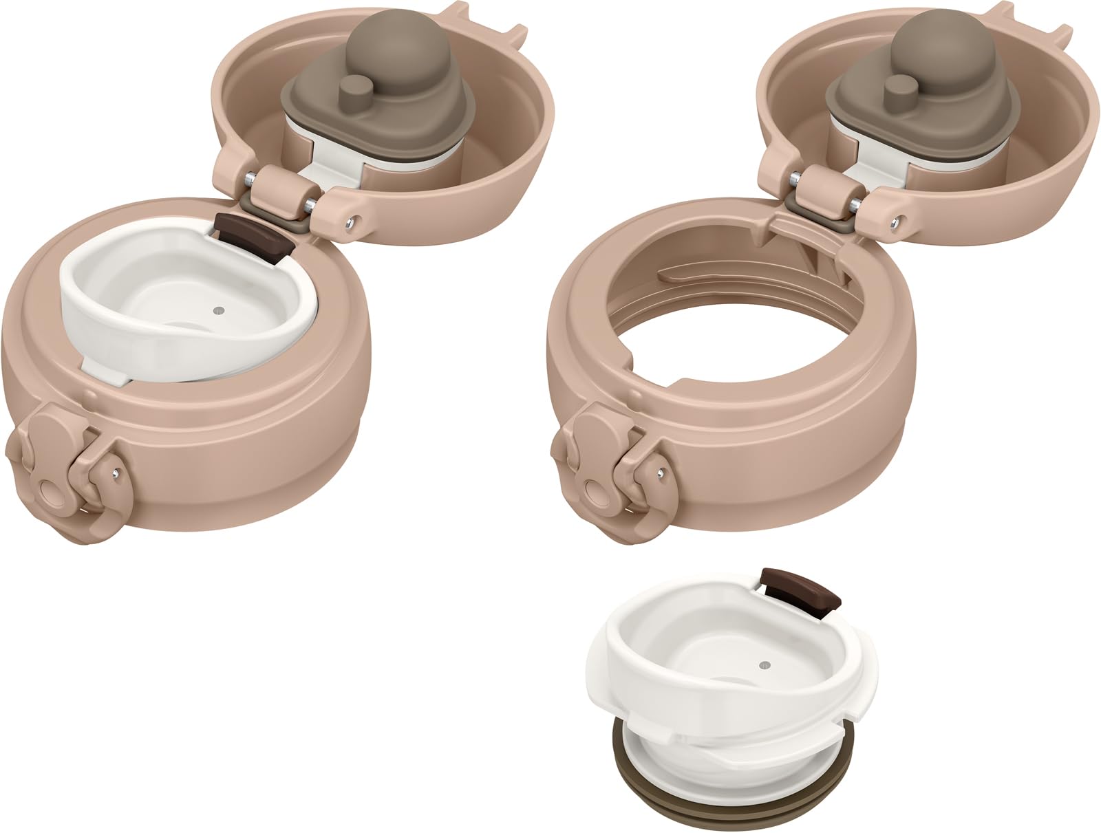 Thermos Miffy Milk Tea Vacuum Insulated Portable Mug 400ml JNL-405B