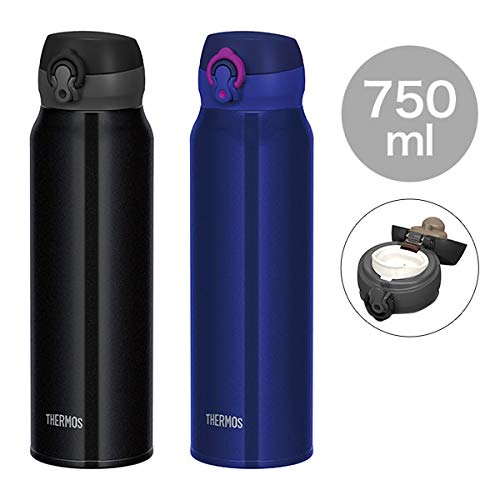 Thermos 750ml Portable Vacuum Insulated Mug in Navy Pink JNL-754 NV-P Model