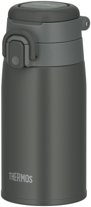 Thermos 400ml Dark Gray Vacuum Insulated Portable Mug with Carry Loop