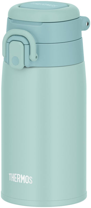 Thermos 400ml Mint Blue Vacuum Insulated Portable Mug with Carry Loop