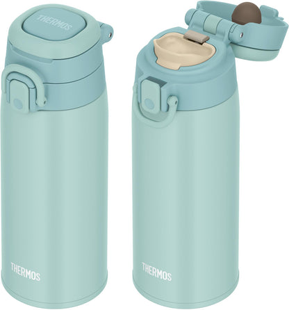 Thermos JOS-550 MBL 550ml Vacuum Insulated Portable Mint Blue Mug with Carry Loop