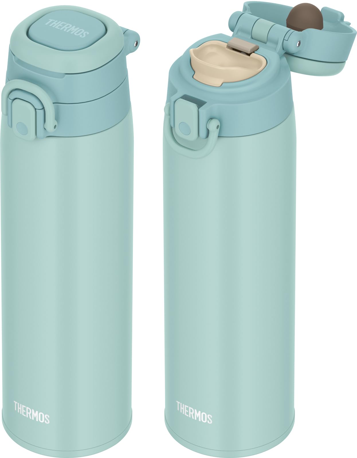 Thermos 750ml Mint Blue Jos-750 Mbl Portable Mug Vacuum Insulated with Carry Loop