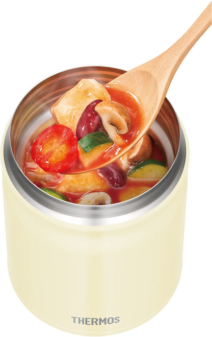 Thermos 400Ml Cream White Vacuum Insulated Soup Jar Jbt-401 Crw