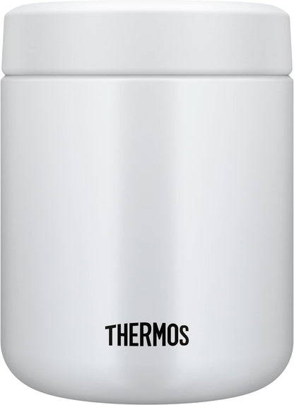 Thermos JBR-401 WHGY Vacuum Insulated Soup Jar 400ml White Gray Keeps Food Hot/Cold Easy Clean