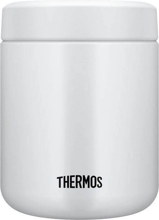 Thermos JBR-401 WHGY Vacuum Insulated Soup Jar 400ml White Gray Keeps Food Hot/Cold Easy Clean