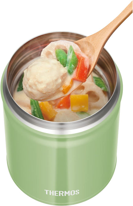 Thermos Vacuum Insulated 500Ml Soup Jar in Khaki Model Jbt-501 Kki