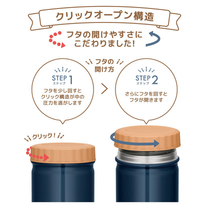 Thermos 500ml Navy Vacuum Insulated Soup Jar Jbt-501