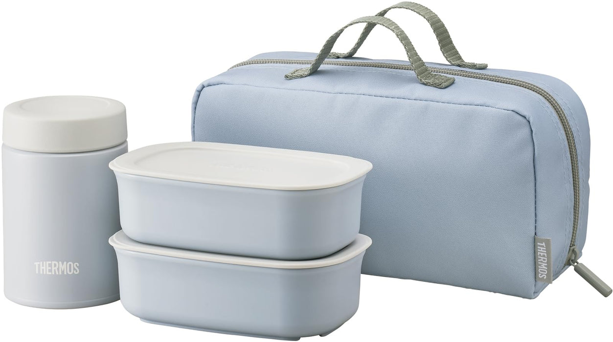 Thermos JEA-801 800ml Sky Blue Vacuum Insulated Soup Lunch Set