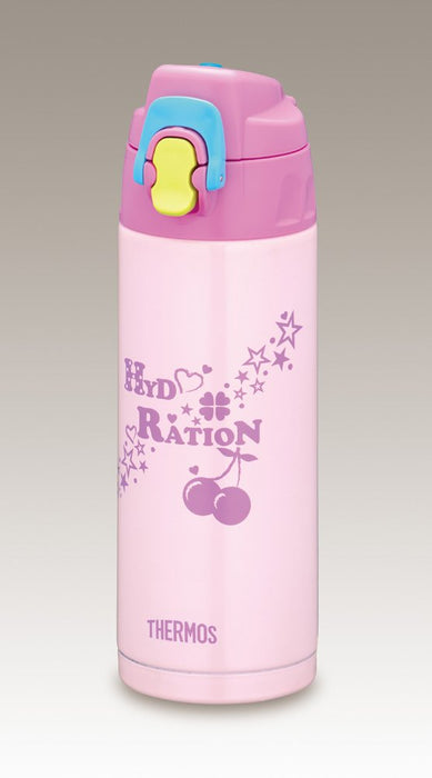 Thermos Pink Sports Bottle Vacuum Insulated 0.5L Capacity - Ffb-500F Series