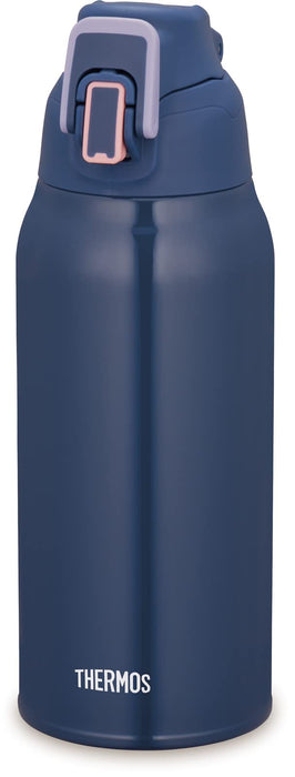 Thermos 0.8L Navy Peach Vacuum Insulated Sports Bottle for Cold Storage FHT-802F NVPC