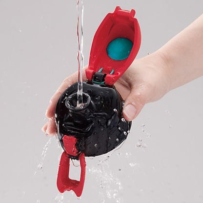 Thermos 1.0L Black Sports Bottle Vacuum Insulated - Feo-1000F Bk Series