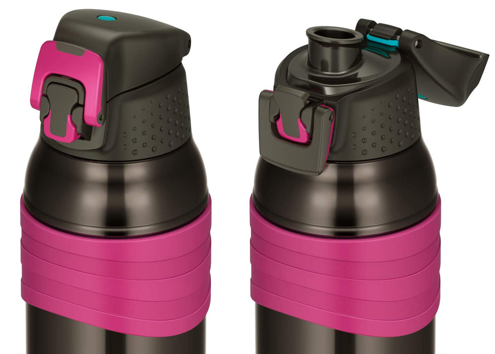 Thermos 1.0L Vacuum Insulated Sports Bottle Charcoal Pink Cold Storage - Fjc-1000 Ch-Pk