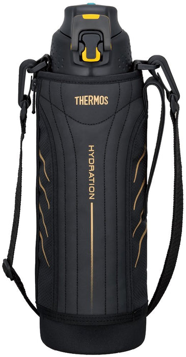 Thermos 1.5L Black Sports Bottle - Vacuum Insulated FFZ-1500F Model