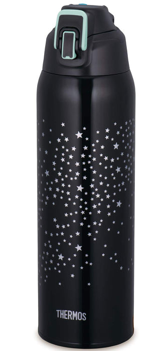 Thermos Black Star 1.5L Vacuum Insulated Sports Bottle for Cold Storage Fht-1501F Bkst