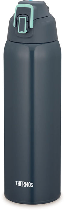 Thermos 1.5L Navy Mint Vacuum Insulated Sports Bottle for Cold Storage - Fht-1502F Nvmt