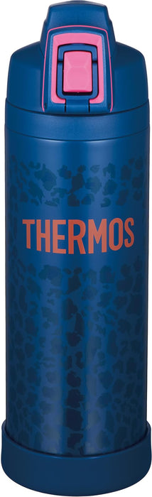 Thermos Fji-1001 Nv-P 1L Navy Pink Vacuum Insulated Sports Bottle for Cold Storage