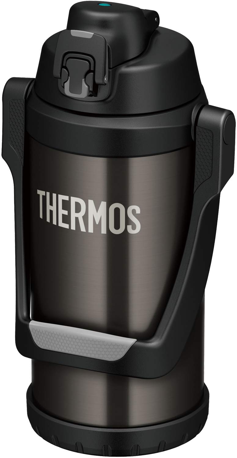 Thermos 2.0L Vacuum Insulated Sports Jug Black Gray - Model FFV-2000 BKGY