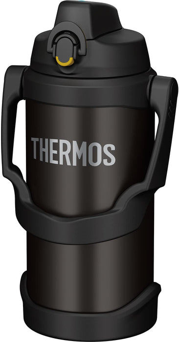 Thermos 2L Black Sports Jug Vacuum Insulated Fjq-2000 Bk