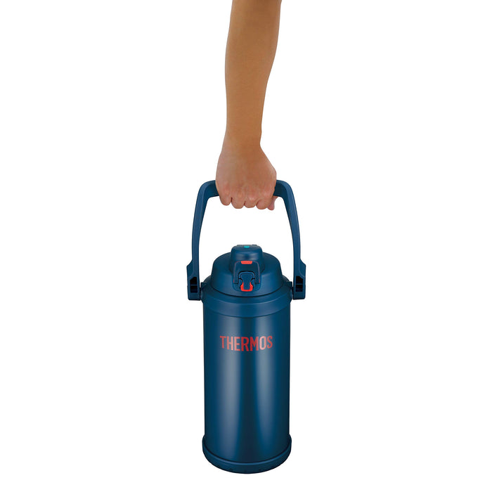 Thermos 3.0L Vacuum Insulated Sports Jug in Navy Red Ffv-3001 Nv-R Series