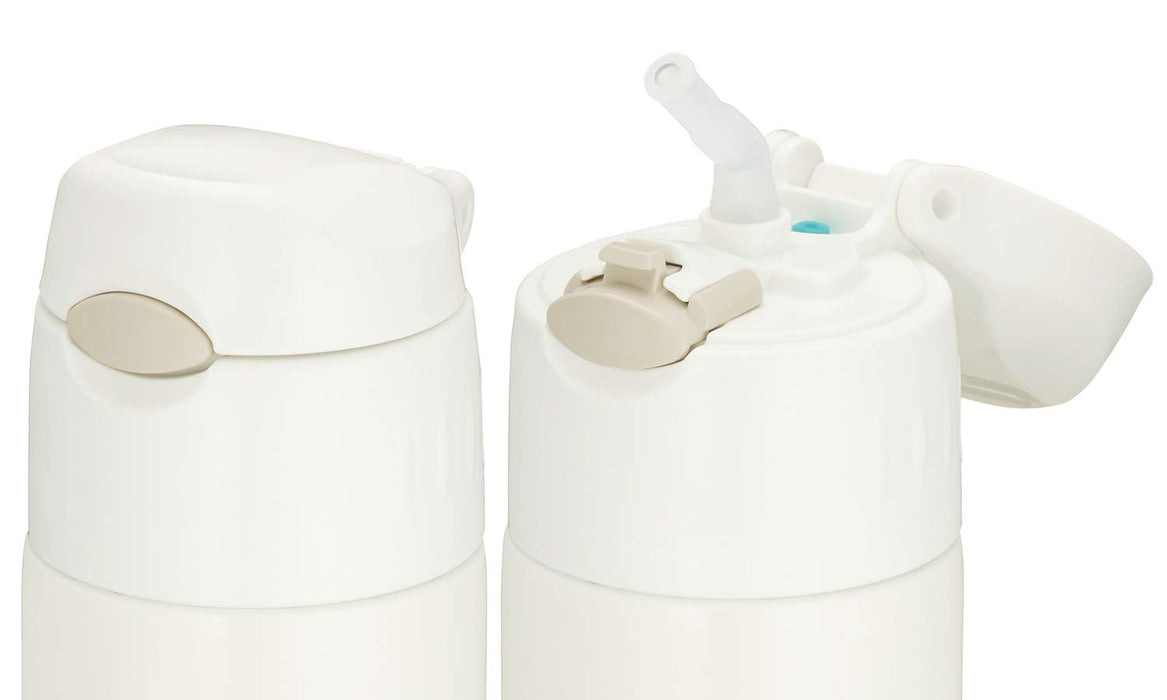 Thermos FHL-551 CRW 550ml Vacuum Insulated Straw Bottle in Cream White