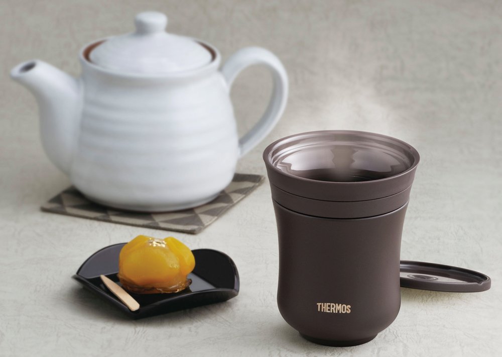 Thermos Chestnut 200ml Vacuum Insulated Teacup JCZ-200 Kur Series