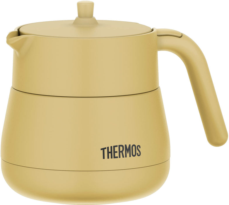 Thermos 450 毫升真空保温茶壶带滤网米色 - Tte-450