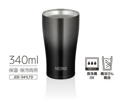 Thermos Black Gradient Vacuum Insulated Tumbler 340ml JDE-341LTD BK-G