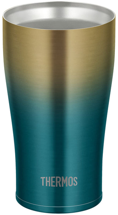 Thermos Blue Gold Vacuum Insulated Tumbler JDE-341Ltd BLGD 340ml Capacity