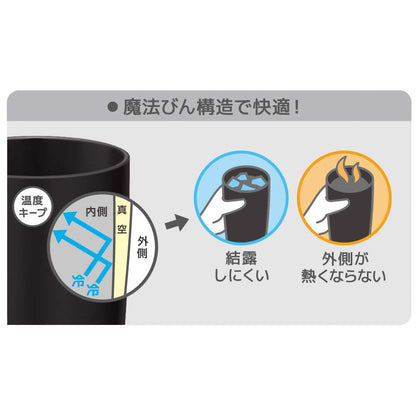 Thermos 420ml Insulated Tumbler Black - Vacuum JDM-420 BK