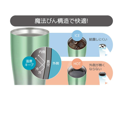 Thermos 420ml Green Fade Vacuum Insulated Tumbler JDE-421C G-FD