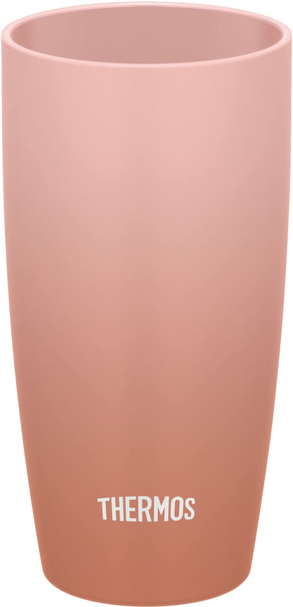 Thermos Brand JDM-421 Vacuum Insulated Tumbler 420ml in Rose Beige
