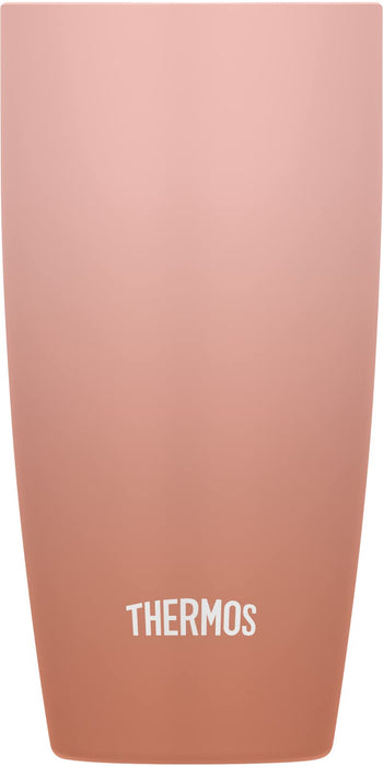 Thermos Brand JDM-421 Vacuum Insulated Tumbler 420ml in Rose Beige