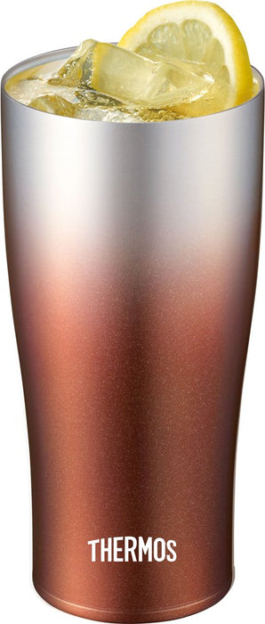 Thermos 420ml Vacuum Insulated Sparkling Brown Tumbler - Model JDE-420C