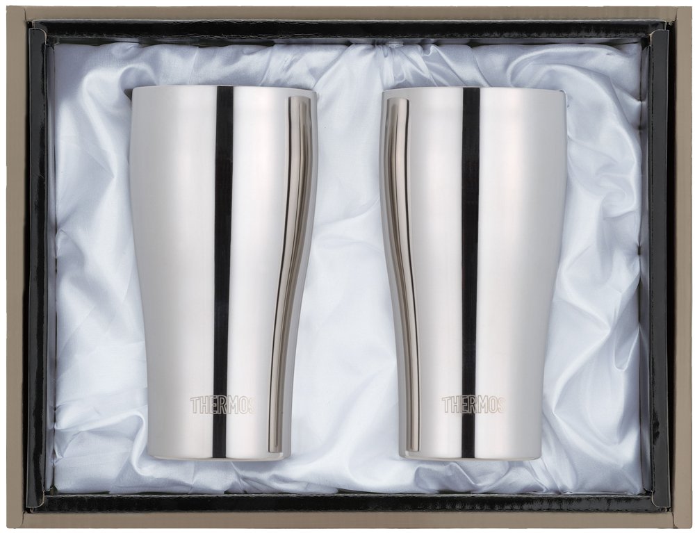 Thermos Stainless Steel Vacuum Insulated 400ml Tumbler Set Mirror Finish