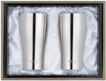 Thermos Stainless Steel Vacuum Insulated 400ml Tumbler Set Mirror Finish