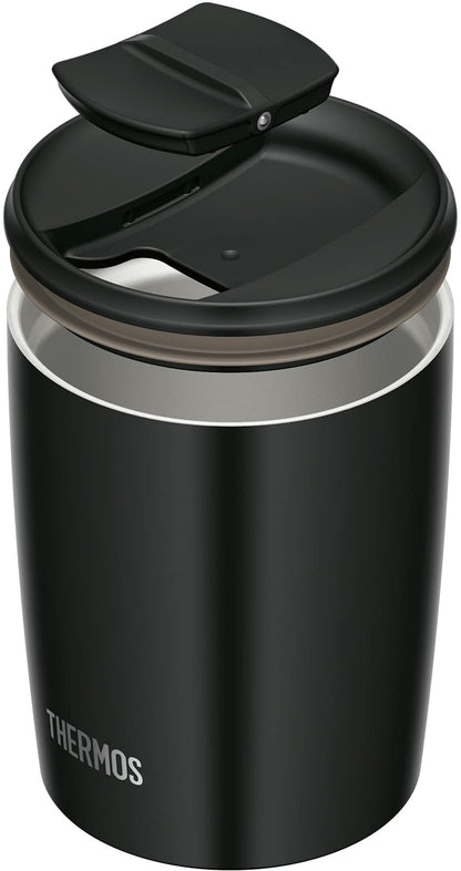 Thermos 300ml Black Vacuum Insulated Tumbler with Lid - JDP-300 BK Series
