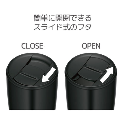 Thermos 300ml Black Vacuum Insulated Tumbler with Lid - JDP-300 BK Series