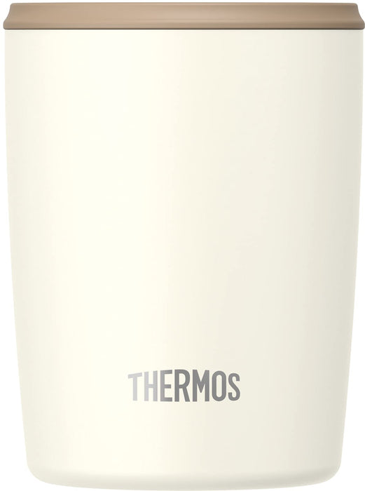 Thermos JDP-300 WH 白色真空隔热杯带盖 300 毫升容量