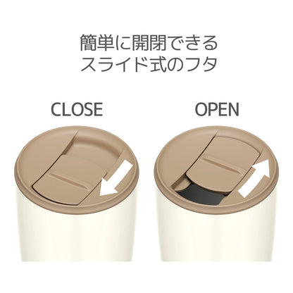 Thermos JDP-300 WH White Vacuum Insulated Tumbler with Lid 300ml Capacity