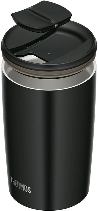 Thermos Jdp-400 Bk 400Ml Vacuum Insulated Black Tumbler with Lid
